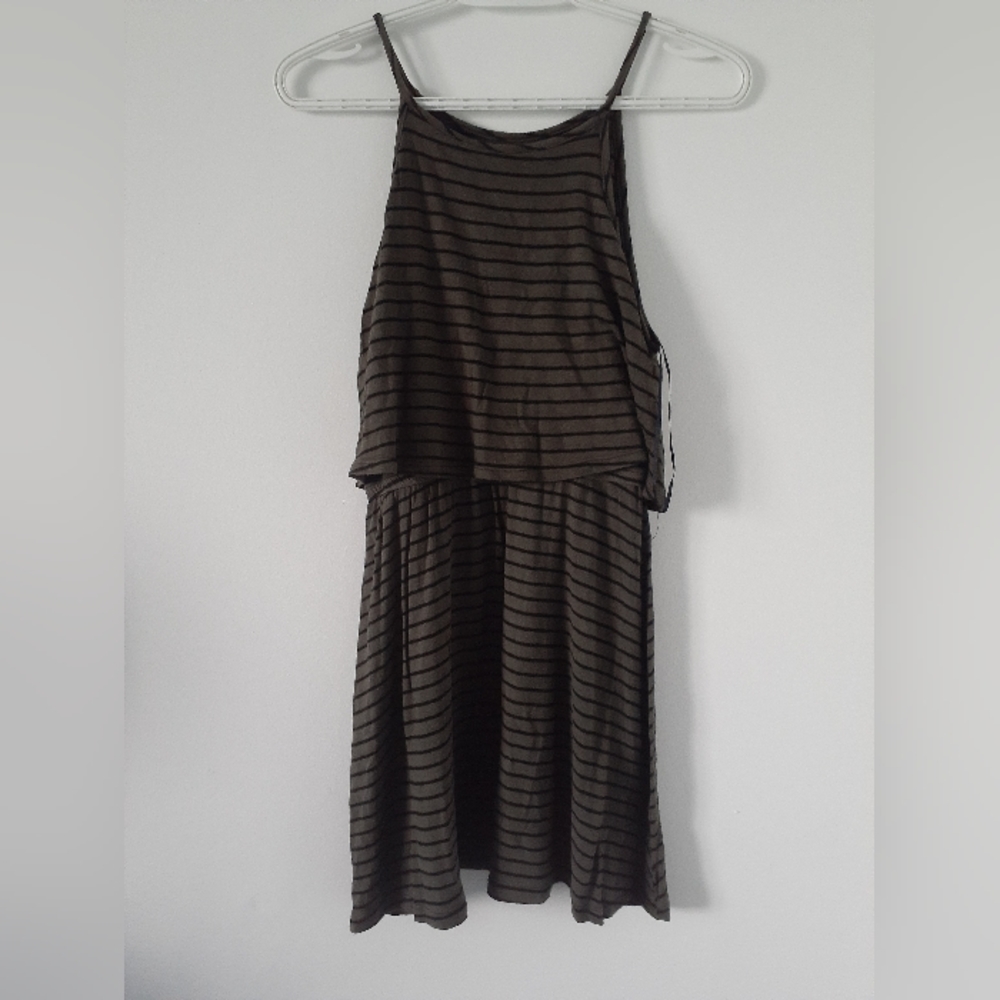 3 for 25 Women's G:21 Striped Green Dress